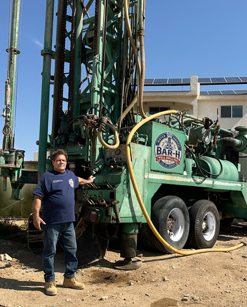 Bar-H well drilling in action
